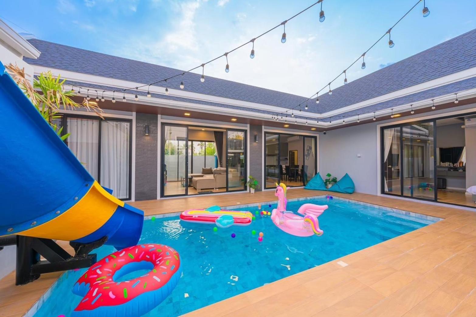 Wonder Hills Pool Pattaya 欢迎来到美丽的wonder Hills泳池别墅 Villa Ban Map Fakthong